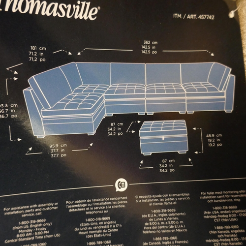 1497 - A Tisdale 6 piece Zipback Sofa  , original RRP £1166.66 + VAT (4196-28) *This lot is subject to VAT