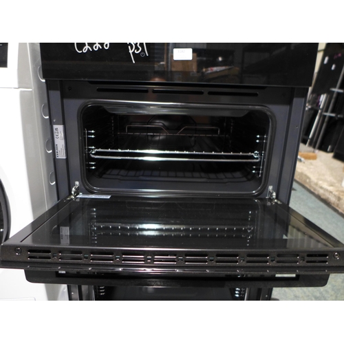 3180 - Karlson Black Double Oven - Missing Shelves ( TFTDOVBK)  (H888xW595xD546), original RRP £998.33 inc.... 