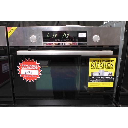 3188 - Bosch Series 4 Combination Microwave/Grill  H454xW595xD570, model no.CMA583MS0B, Original RRP £557.5... 