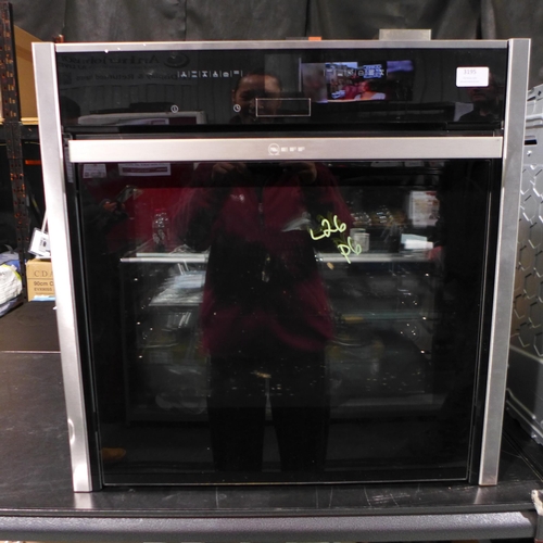 3195 - Neff  Single Multifunction Oven - Slide & Hide (Missing Shelves/ Heavy Usage) H595xW596xD548 N70, mo... 