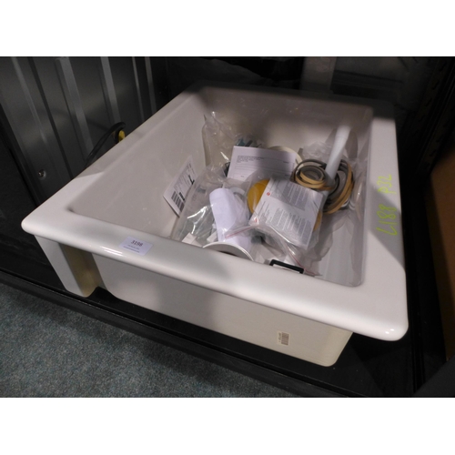 3198 - Belfast Style 1.0 White Sink, Original RRP £207.50 inc VAT (425-188) * This lot is subject to VAT