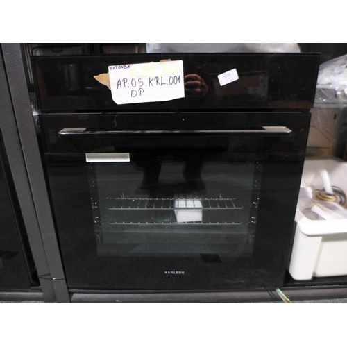 3199 - Karlson Single Multifunction Oven - Model TFT0VBK, H595xW595xD546, Original RRP £748.33 inc VAT (425... 