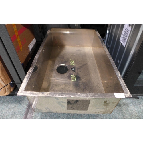 3201 - Trough Style Stainless Steel Sink (425-137) * This lot is subject to VAT