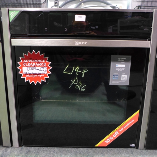 3210 - Neff  N90 VarioSteam Single Oven Home Connect - Slide & Hide  H595xW596xD548 , (425-148) * This lot ... 