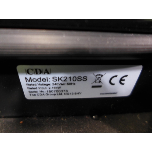 3211 - CDA  Single Electric Fan Oven H595xW595xD567, model no.-SK210SS, Original RRP £257.50 inc VAT (425-1... 