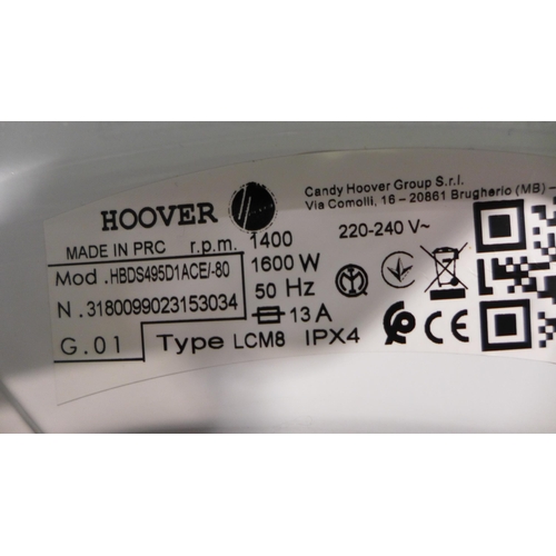 3215 - Hoover H-Wash & Dry 300 Lite Integrated Washer Dryer ( 9+5KG/ Model HBDS495D1ACE)   H820xW600xD530, ... 