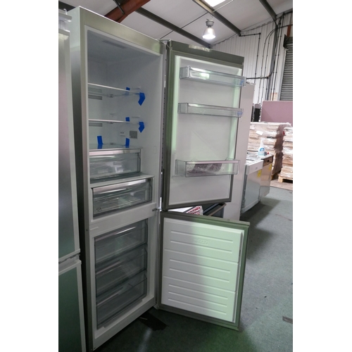 3235 - AEG Freestanding 60/40 Fridge Freezer Dinted Door (Frost Free)  - Model RCB632E2MX H1860xW595xD650, ... 