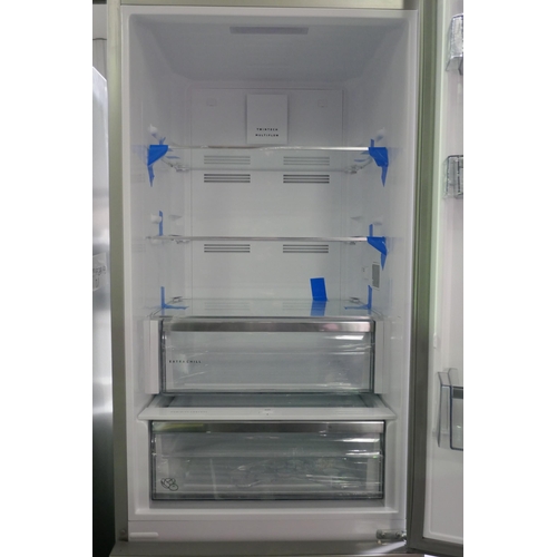 3235 - AEG Freestanding 60/40 Fridge Freezer Dinted Door (Frost Free)  - Model RCB632E2MX H1860xW595xD650, ... 