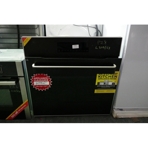 3238 - CDA Matte Black Multi-function Single Pyrolytic oven - £498 Original RRP (425-209) *This lot is subj... 