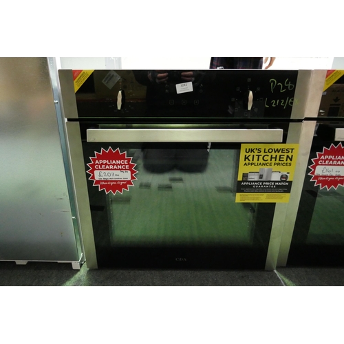 3241 - CDA Single Multi-Function Oven - Model SK310SS (425-212) * This lot is subject to VAT