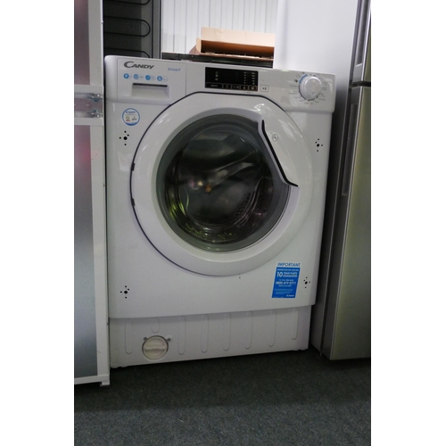 3246 - Candy Smart Integrated Washing Machine (9kg)  H820xW600xD530, Original RRP £390.84 inc VAT (425-25) ... 