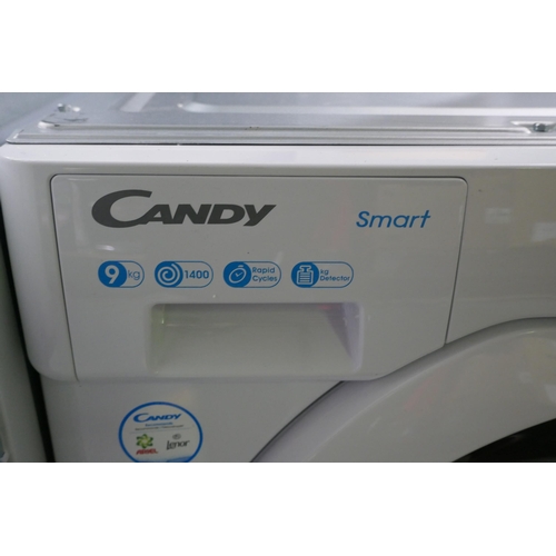 3246 - Candy Smart Integrated Washing Machine (9kg)  H820xW600xD530, Original RRP £390.84 inc VAT (425-25) ... 