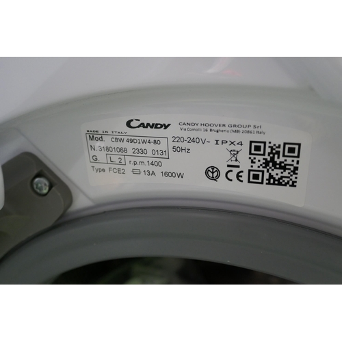 3246 - Candy Smart Integrated Washing Machine (9kg)  H820xW600xD530, Original RRP £390.84 inc VAT (425-25) ... 