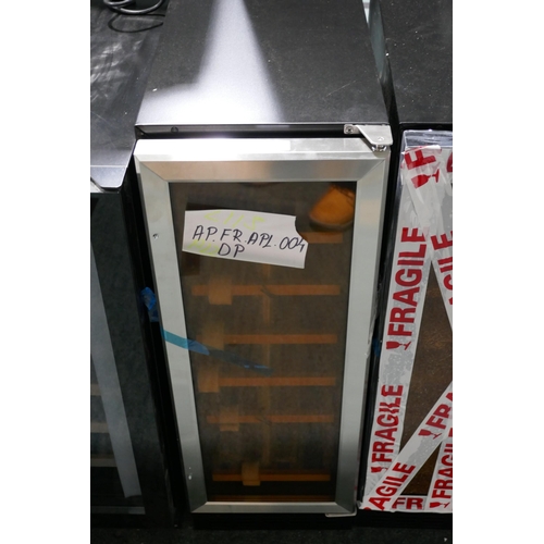 3254 - Viceroy Under Counter 30cm Wine Cooler - Broken Glass Door - H870xW295xD570, model no -WRWC30SS, Ori... 