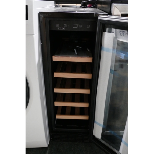 3255 - CDA Under Counter Wine Cooler H820xW295xD570, model no -FWC304BL, Original RRP £358.33 inc VAT (425-... 