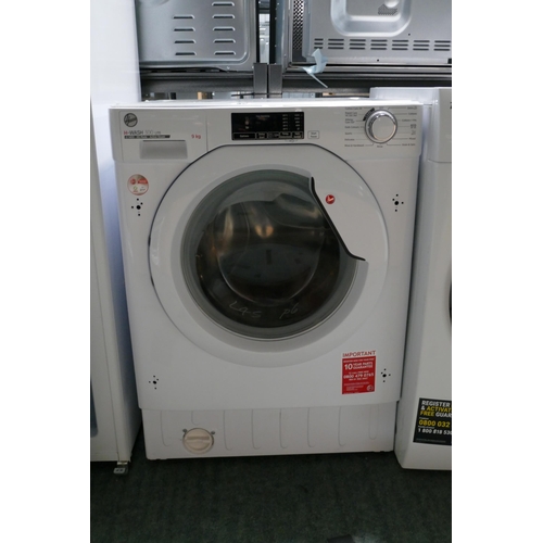 3257 - Hoover H Wash 300 Lite Integrated Washing Machine (9kg) (H820xW600xD525) - model no.:- HBWS 49D1ACE,... 