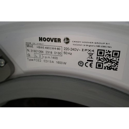 3257 - Hoover H Wash 300 Lite Integrated Washing Machine (9kg) (H820xW600xD525) - model no.:- HBWS 49D1ACE,... 