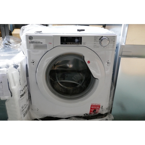 3260 - Hoover H Wash 300 Lite Integrated Washing Machine (9kg) (H820xW600xD530), original RRP £415.84 inc. ... 