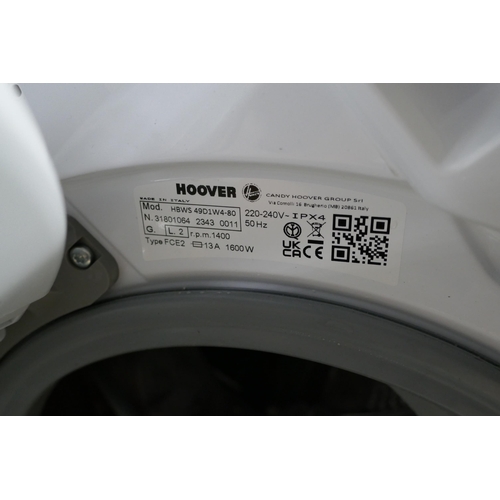 3260 - Hoover H Wash 300 Lite Integrated Washing Machine (9kg) (H820xW600xD530), original RRP £415.84 inc. ... 