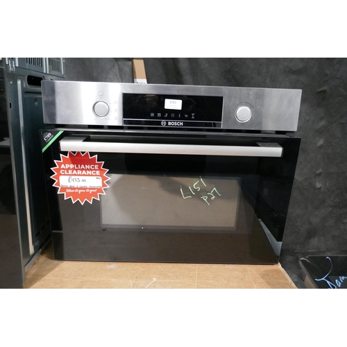 3283 - Bosch Combination Microwave/Grill, model no -CMA583MS0B, Original RRP £789 inc VAT (425-151) * This ... 