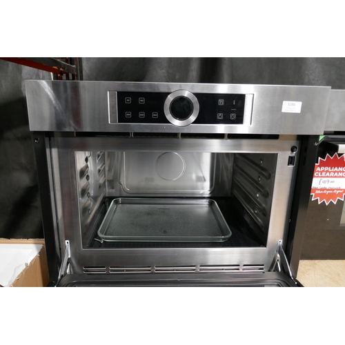 3288 - Bosch  Serie 8 Microwave - Missing Shelves, H455xW595xD545, model no -CFA634GS1B, Original RRP £630.... 