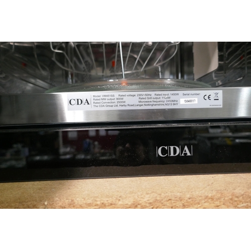 3290 - CDA Compact Combi-Microwave H388xW594xD470, model no -VM451SS, Original RRP £260.83 inc VAT (425-162... 