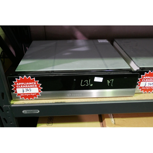 3311 - Bosch Serie 8 Warming Drawer H140xW595xD548, model no -BIC630NS1B, Original RRP £407.50 inc VAT (425... 