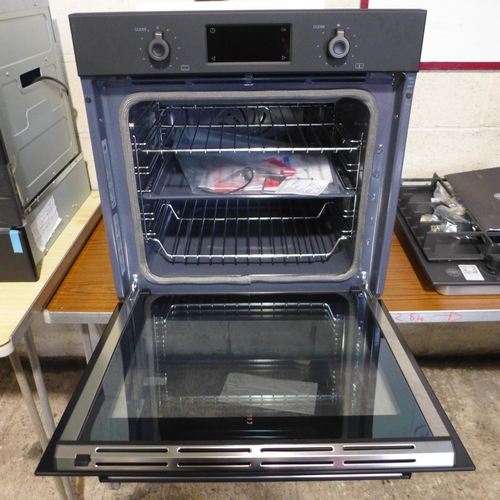 3002 - Bertazzoni Matte Black Single Pyrolytic Oven (H597xW595xD534) - model no.:- F6011PROPLN, original RR... 