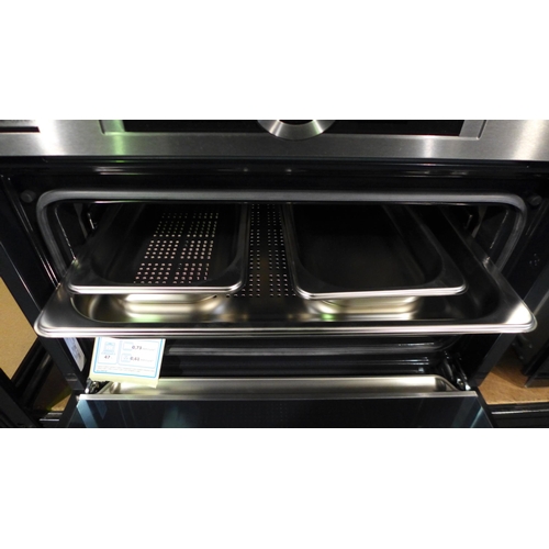 3021 - Bosch Compact Steam Oven With Home Connect - Model CSG656B56WB, Original RRP £ 867.00 (425-122) * Th... 