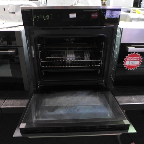 3036 - Karlson  Single Multifunction Oven - Stainless Steel, Model TFT0VSS,  H595xW595xD546, Original RRP £... 