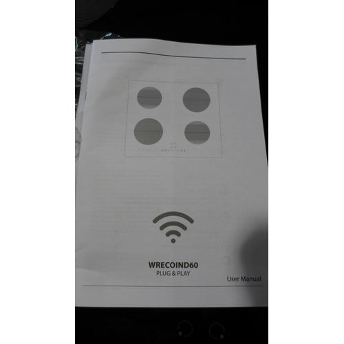 3048 - Viceroy 4 Zone Induction Hob - Hob to Hood (H60xW590xD520) - model no.:- WRECOIND60, original RRP £2... 