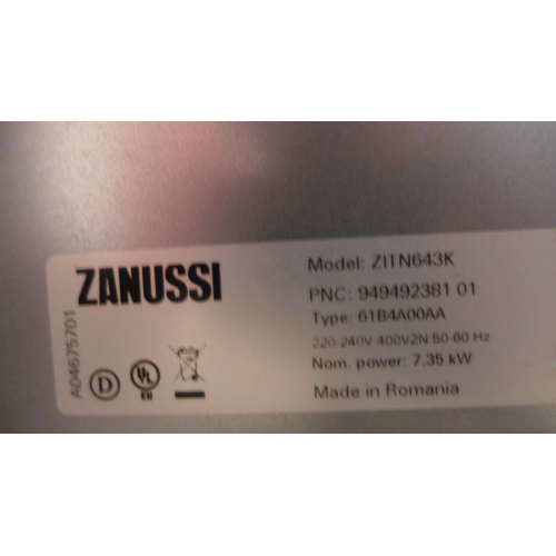 3051 - Zanussi Hob2Hood Induction 4 Zone Hob (H44xW590xD520) - model no.:- ZITN643K, original RRP £249.17 i... 