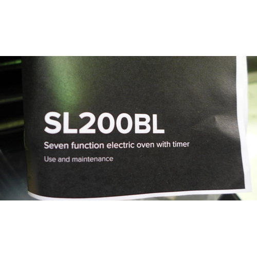 3070 - CDA Single Fan Oven, Model SL200BL (H595xW595x574), original RRP £299.17 inc. VAT (4194-199) *This l... 