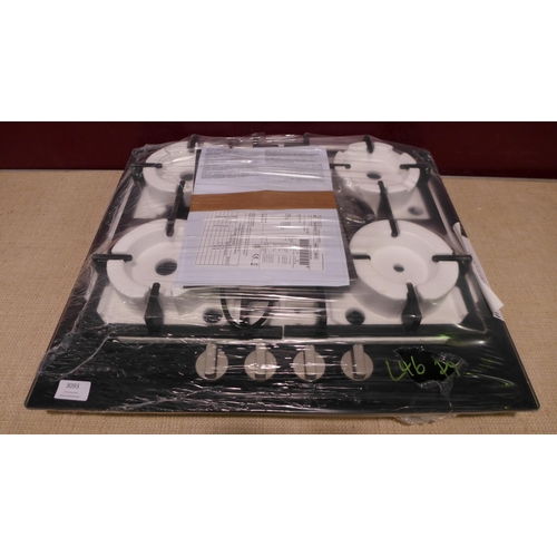 3093 - Neff  Gas on Glass 4 Burner Hob H45xW590xD520, model no -T26CB49S0, Original RRP £315.83 inc VAT (42... 