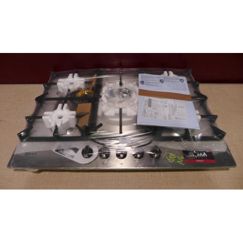 3095 - Neff  Gas 5 Burner Hob With FlameSelect-S/Steel H45xW750xD520, model no -T27DS59N0, Original RRP £40... 