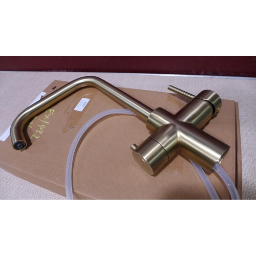 3097 - Elise Brushed Brass 3 in 1 Instant Hot Water Tap - Model PDT00213C  (425-216) *This lot is subject t... 