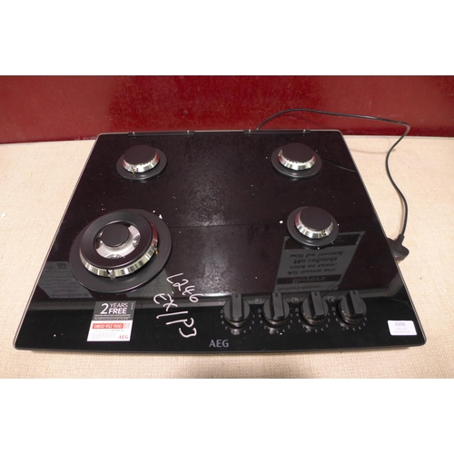 3106 - AEG 4 Burner Gas Hob ( Missing Pan Supports) (4194-246) *This lot is subject to VAT