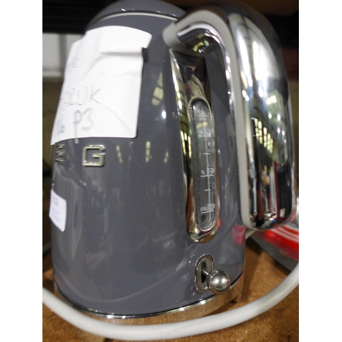 3113 - Smeg Grey Kettle, Model KLF03GRUK original RRP £70 inc. VAT (4194-26) *This lot is subject to VAT