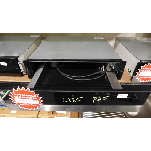 3134 - Bosch Serie 8 Warming Drawer H140xW595xD548, model no -BIC630NS1B, Original RRP £609 inc VAT (425-13... 