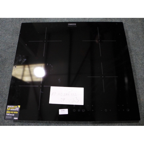 3145 - Zanussi Hob2Hood Induction 4 Zone Hob (H44xW590xD520) - model no.:- ZITN643K, original RRP £249.17 i... 