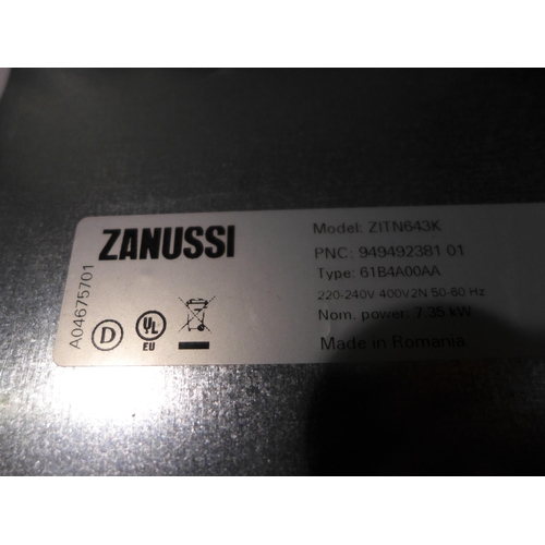 3146 - Zanussi Hob2Hood 4 Zone Induction Hob (H44xW590xD520) - model no.:- ZITN643K, original RRP £249.17 i... 