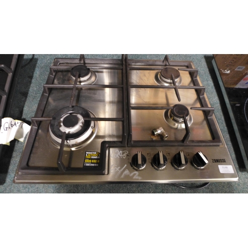 3148 - Zanussi Gas 4 Burner Hob Model: ZGNN645X (4194-248) *This lot is subject to VAT