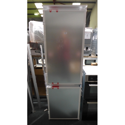 3162 - Zanussi 70/30 Integrated Fridge Freezer - Frost Free ( Model ZNNN18ES3) (H1772xW546xD549), original ... 