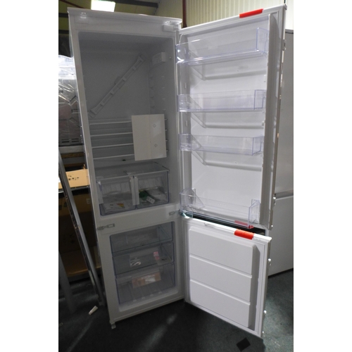 3162 - Zanussi 70/30 Integrated Fridge Freezer - Frost Free ( Model ZNNN18ES3) (H1772xW546xD549), original ... 