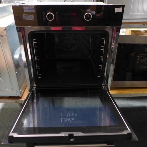 3166 - Miele Single Pyrolytic Oven - Missing Shelves - Model H2465BP (H596xW595xL568), original RRP £832.5 ... 