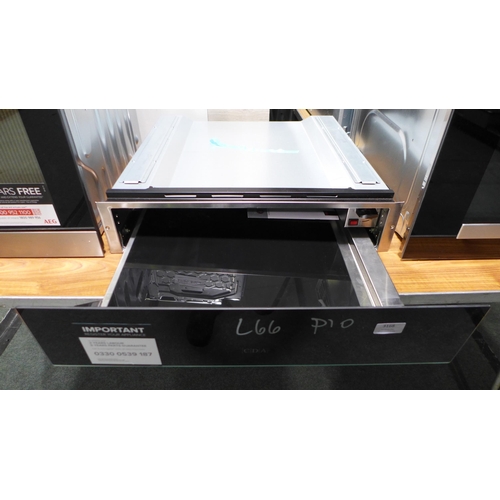 3168 - CDA Black Warming Drawer - Model VW153 (H135xW595xD571), original RRP £274.17 inc. VAT (4194-66) *Th... 