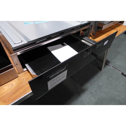 3168 - CDA Black Warming Drawer - Model VW153 (H135xW595xD571), original RRP £274.17 inc. VAT (4194-66) *Th... 