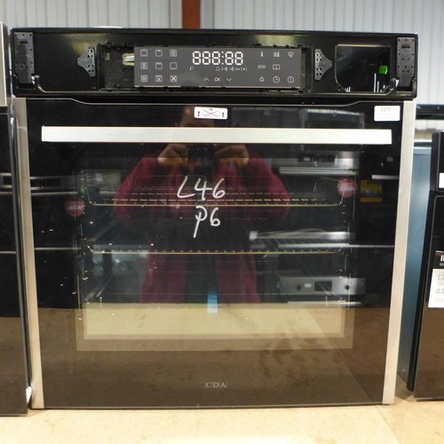 3172 - CDA Single Steam Oven - Missing Control Panel - (H595xW595xD570) - model no.:- SL400SS, original RRP... 