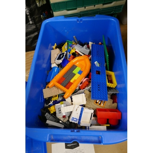 2486 - A blue tub of Lego