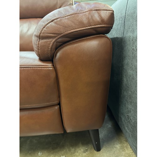 1441 - A Grace Brown Leather Armchair with Power Recline, original RRP £516.66 + VAT (4196-17) *This lot is... 